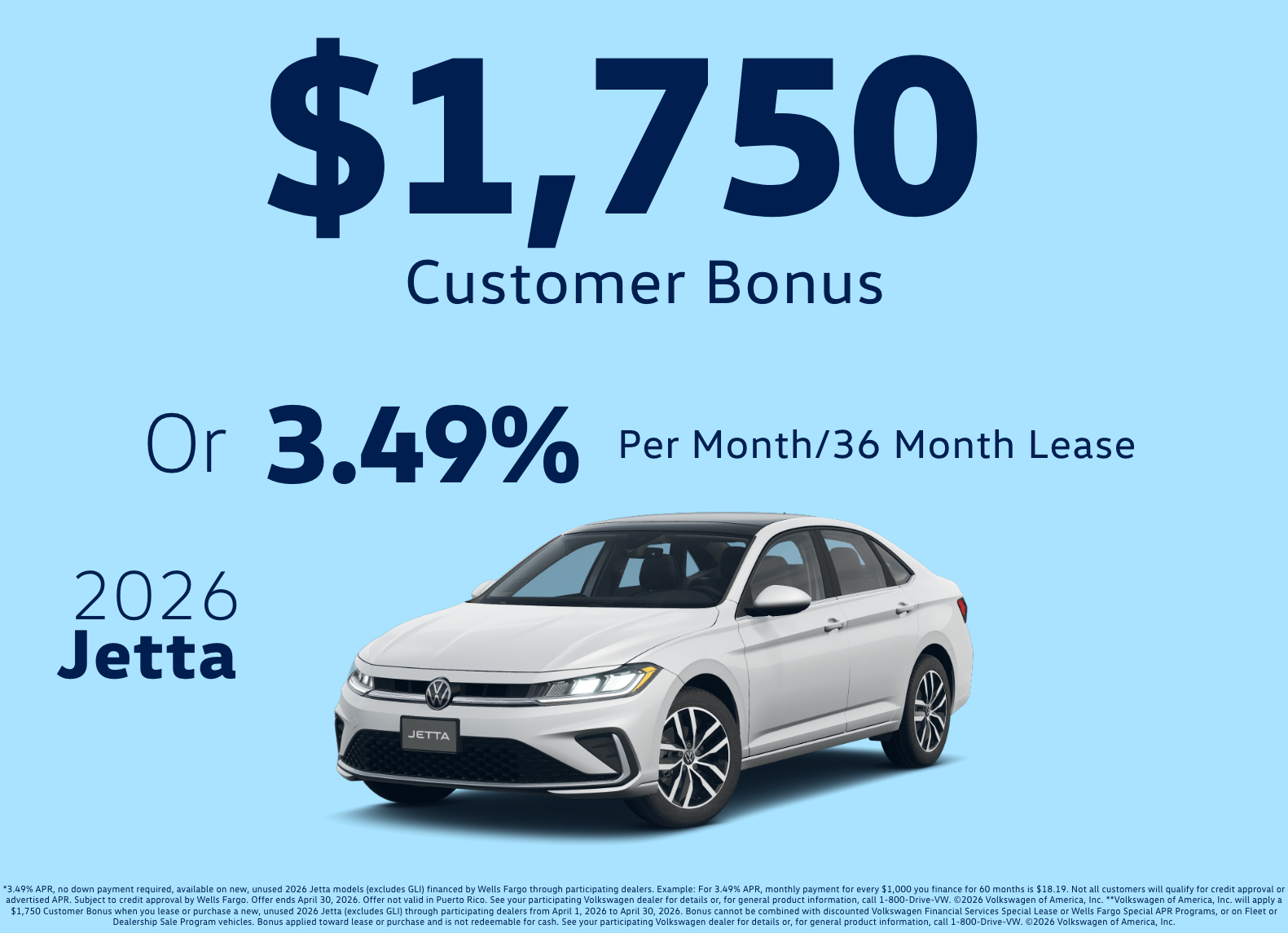 2026 Volkswagen Jetta