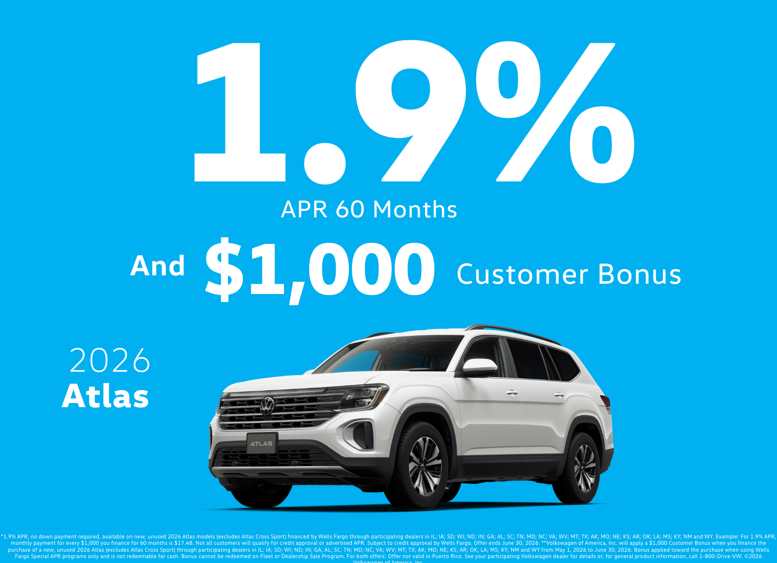 2026 Volkswagen Atlas