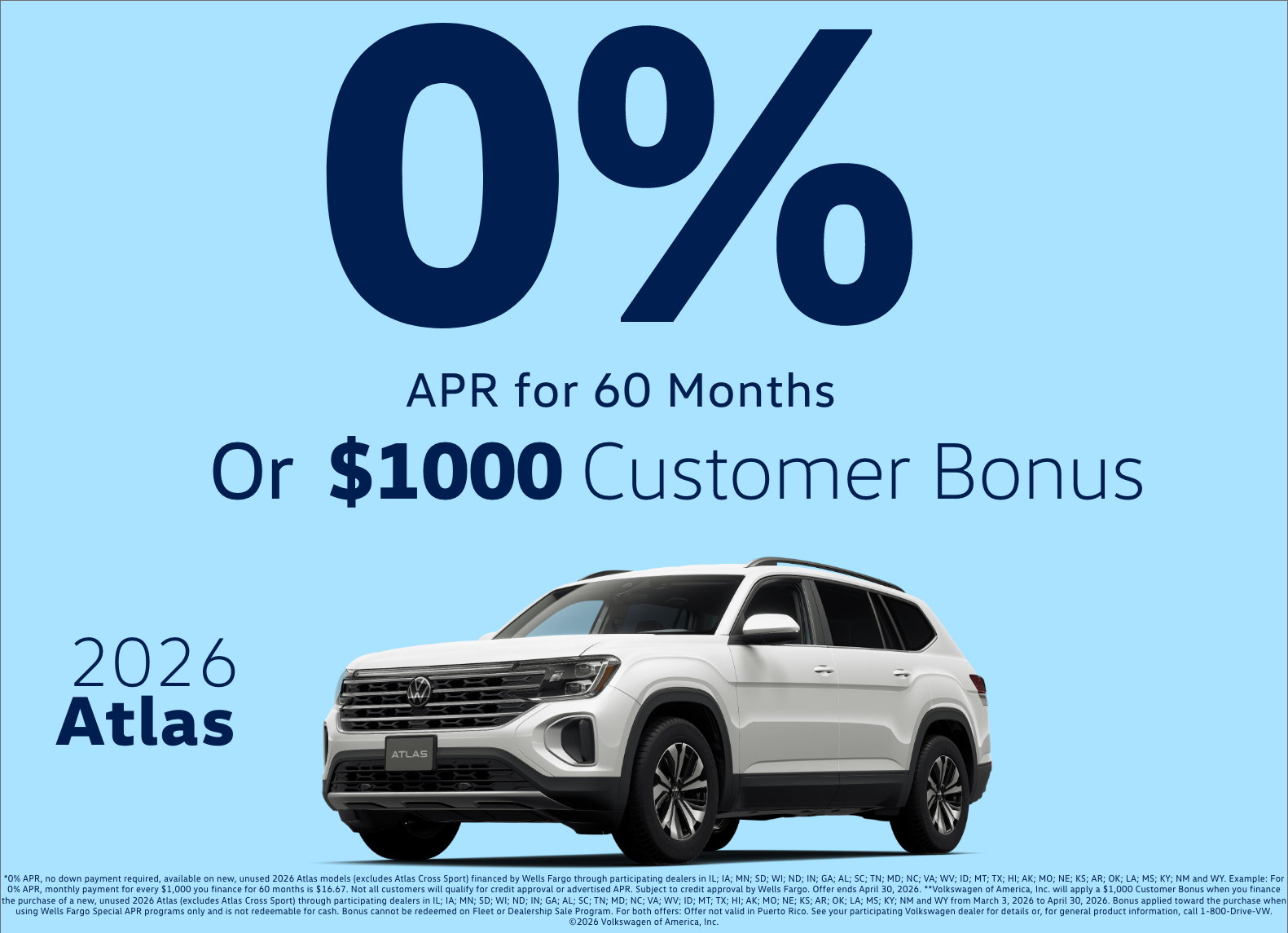 2026 Volkswagen Atlas