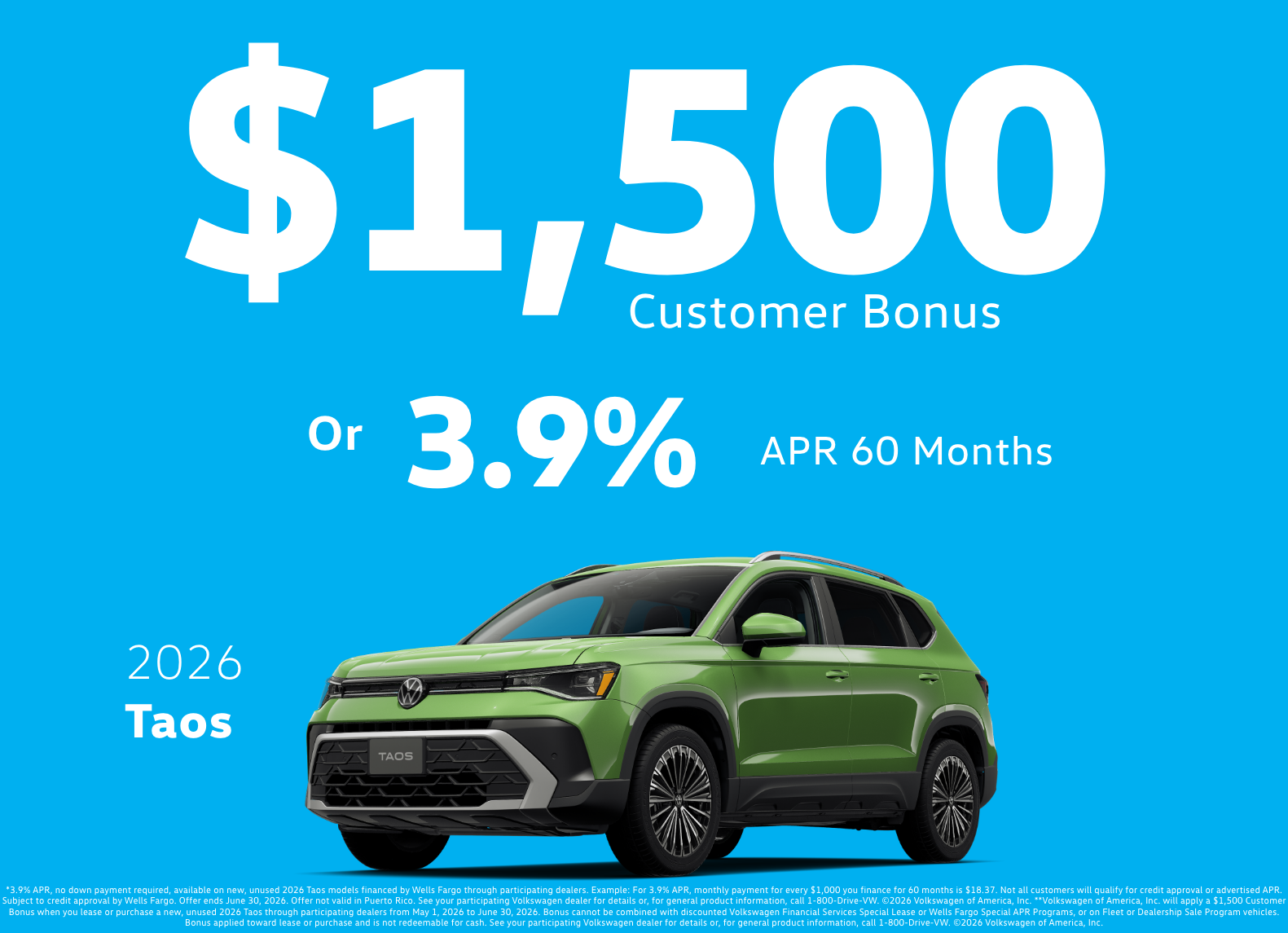 2026 Volkswagen Taos