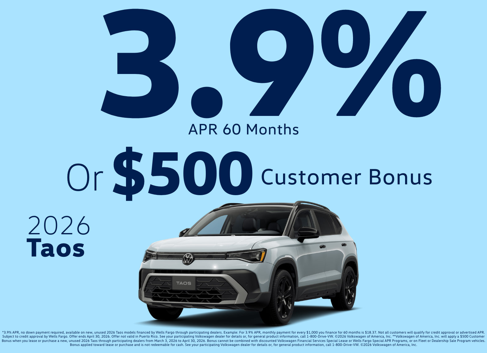 2026 Volkswagen Taos
